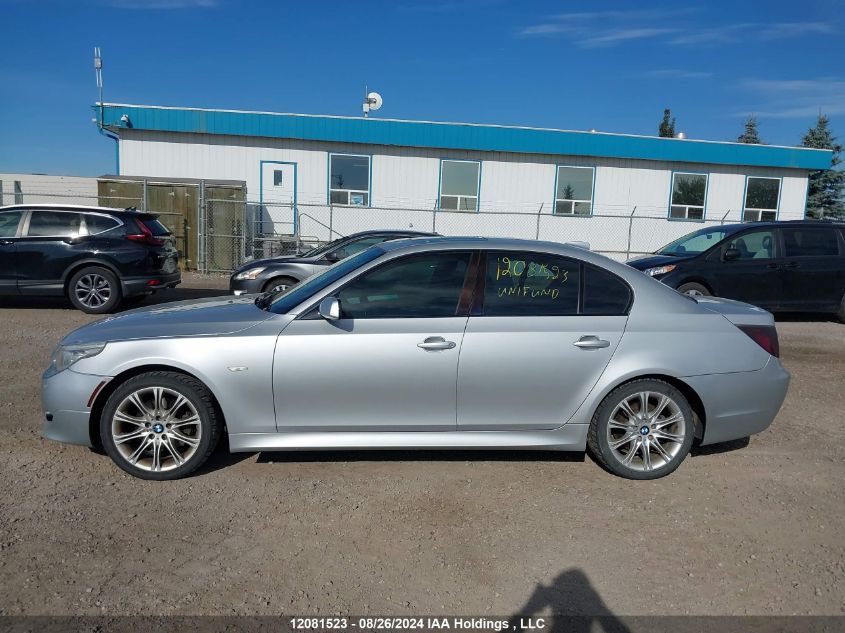2008 BMW 5 Series VIN: WBANV93568CW55046 Lot: 12081523