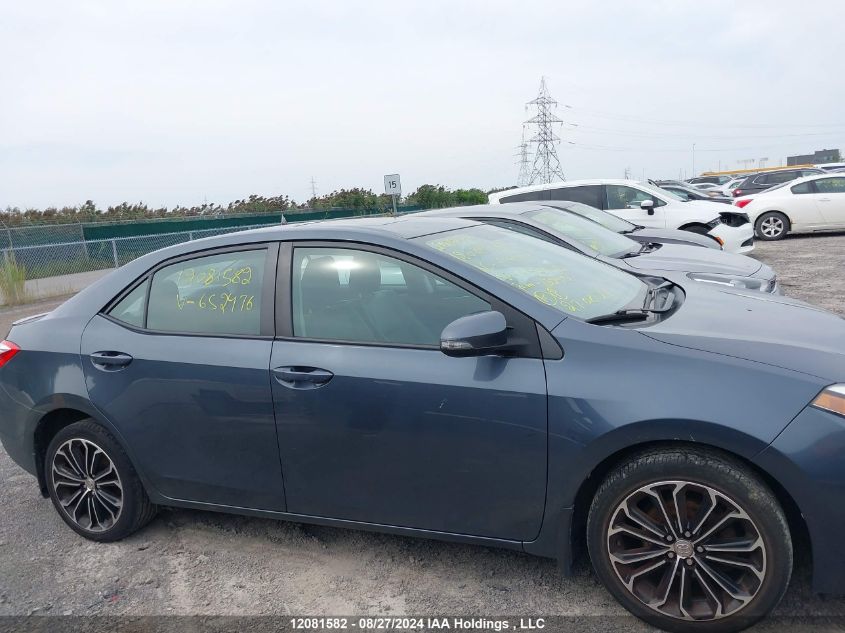 2016 Toyota Corolla VIN: 2T1BURHE6GC652476 Lot: 12081582