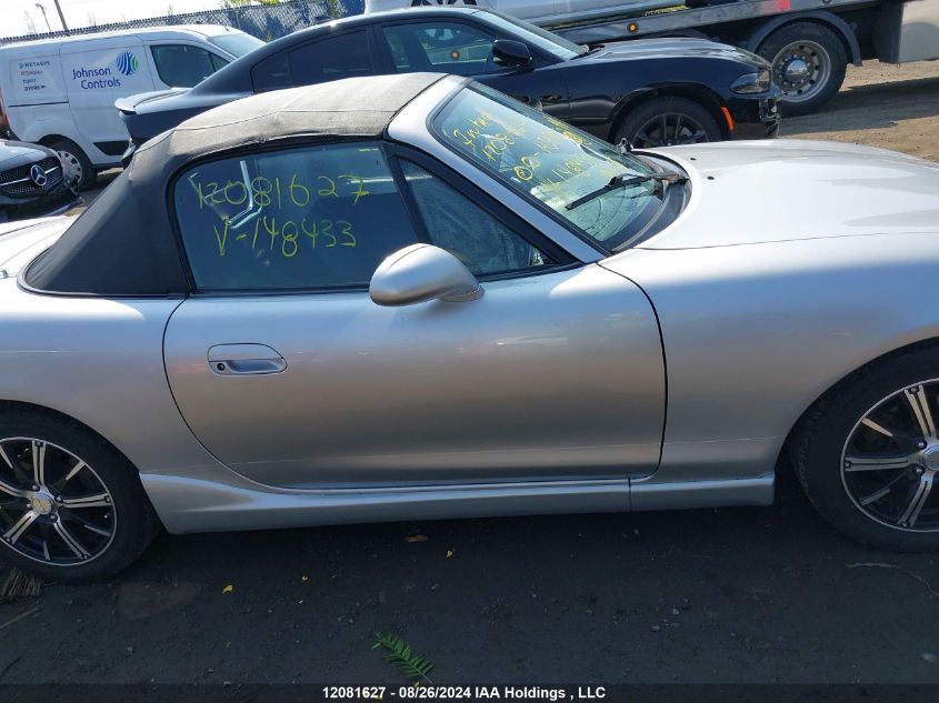 2000 Mazda Miata VIN: JM1NB3531Y0148433 Lot: 12081627