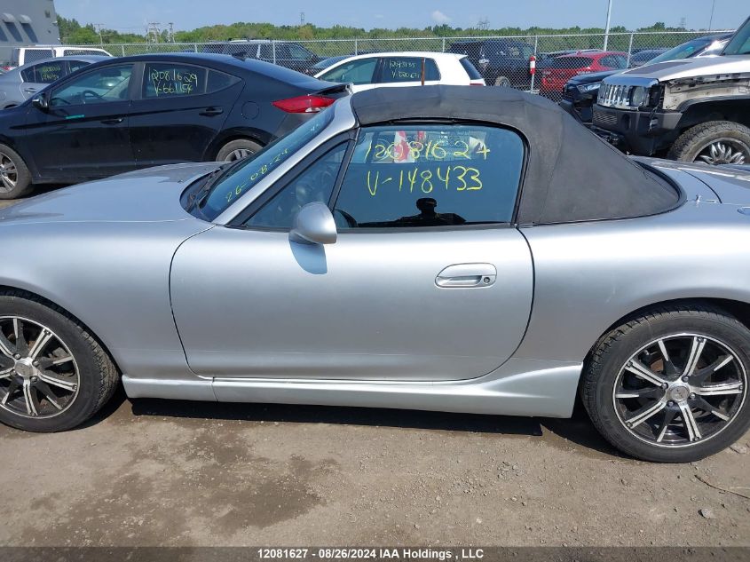 2000 Mazda Miata VIN: JM1NB3531Y0148433 Lot: 12081627