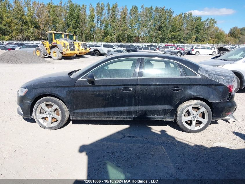 2019 Audi A3 Sedan VIN: WAUBEGFF0K1026834 Lot: 12081636