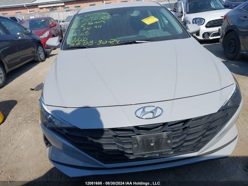 2022 Hyundai Elantra Sel VIN: KMHLM4AG0NU310911 Lot: 12081688