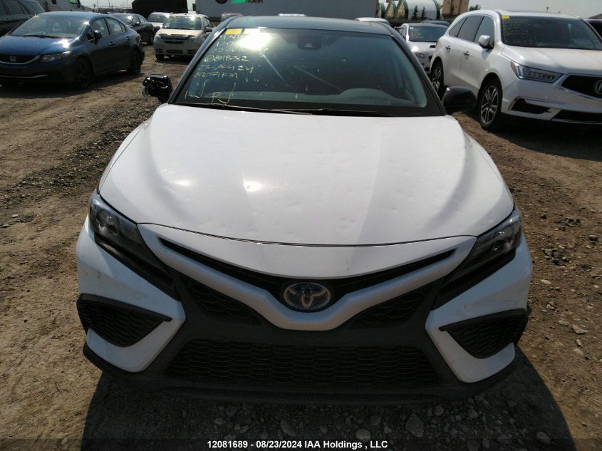 2022 Toyota Camry Xle/Se VIN: 4T1B21HK5NU018312 Lot: 12081689