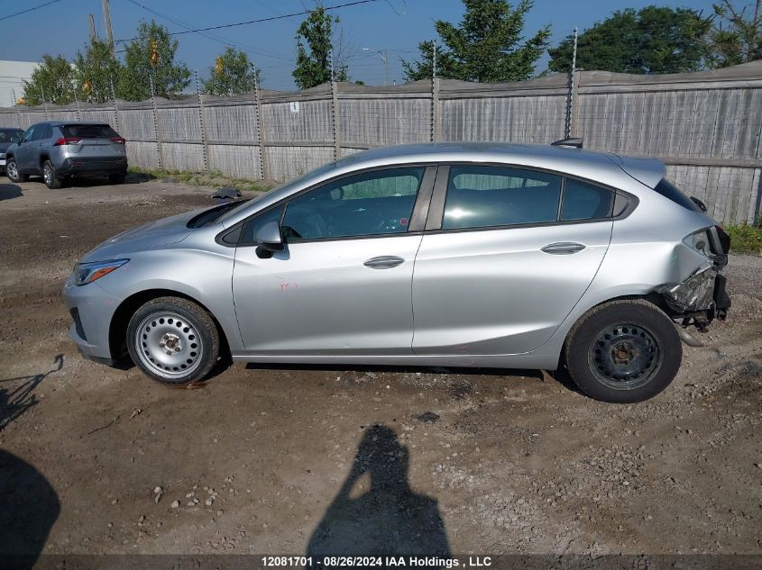 3G1BC6SM6KS536507 2019 Chevrolet Cruze