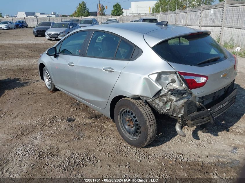 3G1BC6SM6KS536507 2019 Chevrolet Cruze