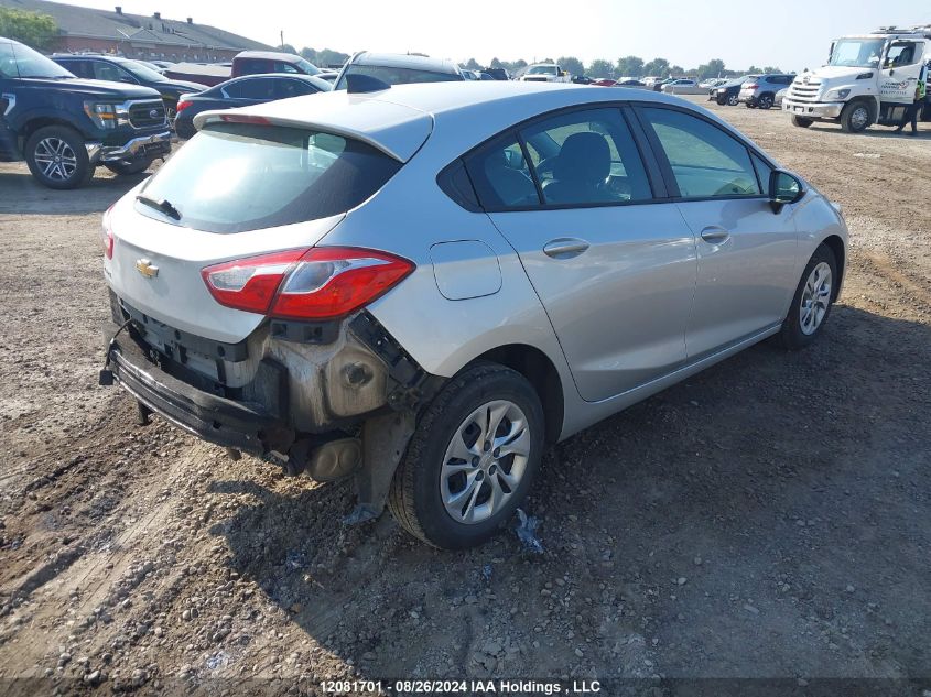 3G1BC6SM6KS536507 2019 Chevrolet Cruze