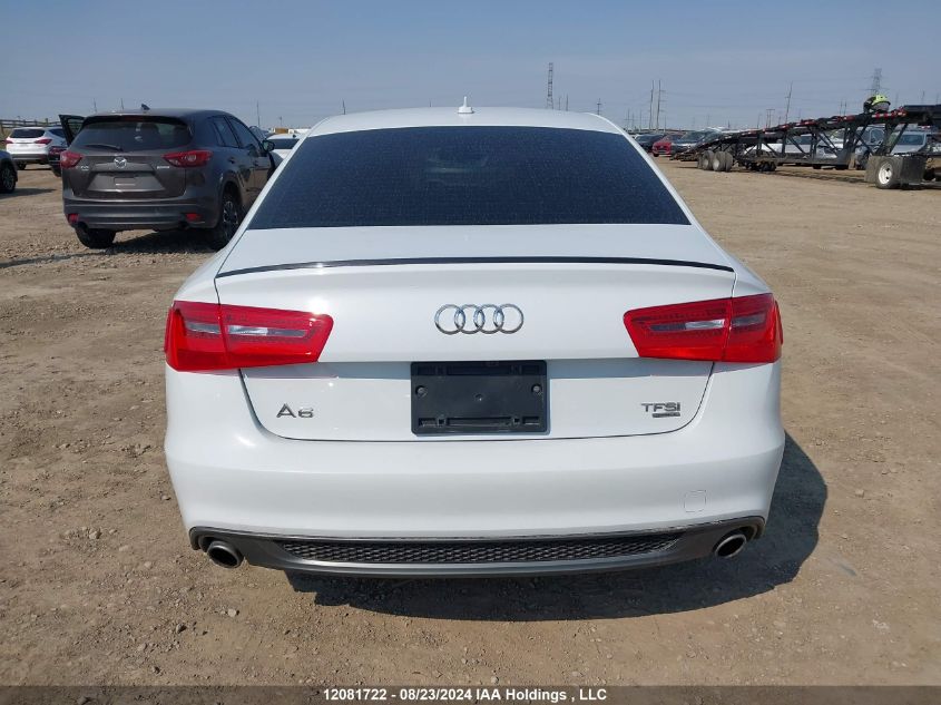 2014 Audi A6 VIN: WAUFFCFC6EN114166 Lot: 12081722