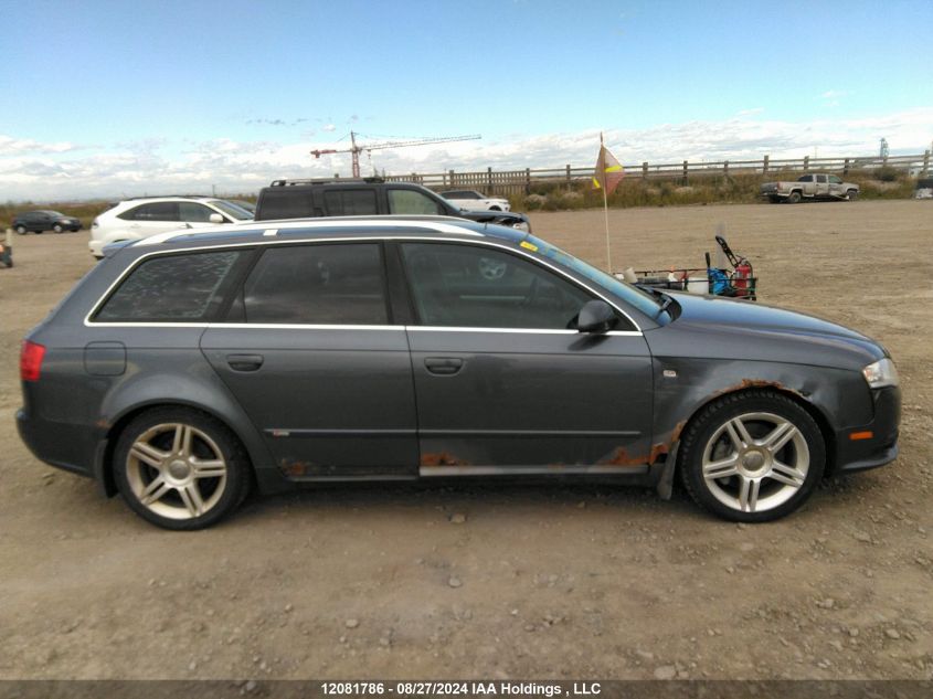 2008 Audi A4 VIN: WAUKF68EX8A079058 Lot: 12081786