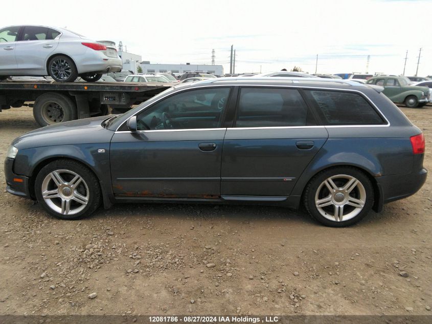 2008 Audi A4 VIN: WAUKF68EX8A079058 Lot: 12081786