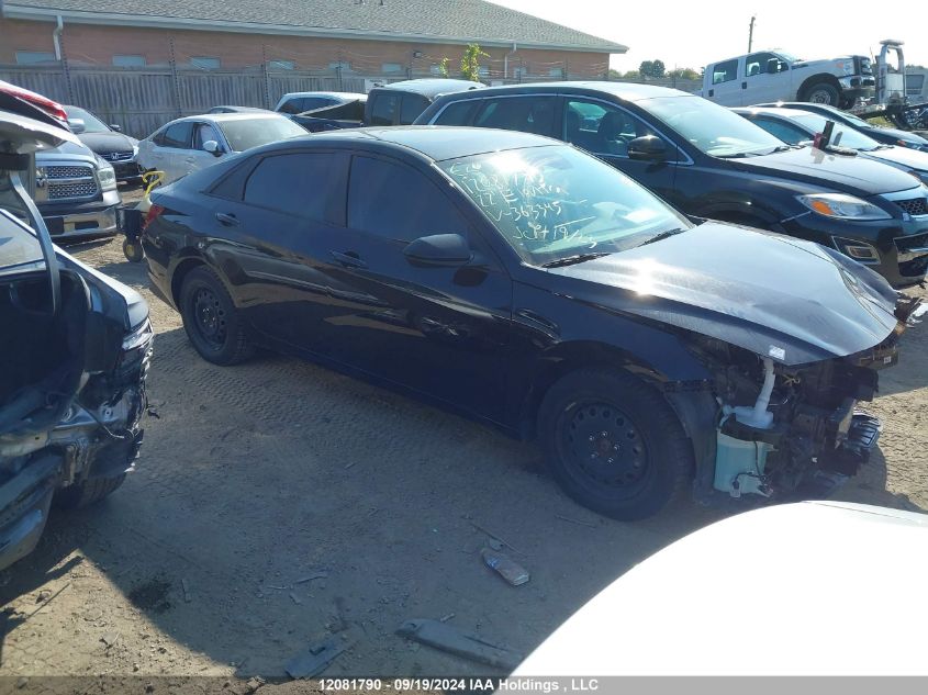 2022 Hyundai Elantra Preferred Ivt With Sun And Tech Package VIN: KMHLM4AG5NU363345 Lot: 12081790