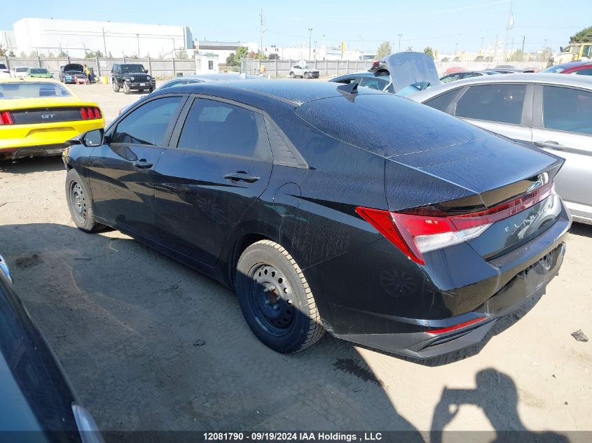 2022 Hyundai Elantra Preferred Ivt With Sun And Tech Package VIN: KMHLM4AG5NU363345 Lot: 12081790