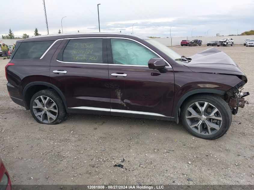 2022 Hyundai Palisade Sel VIN: KM8R3DHE4NU372247 Lot: 12081808