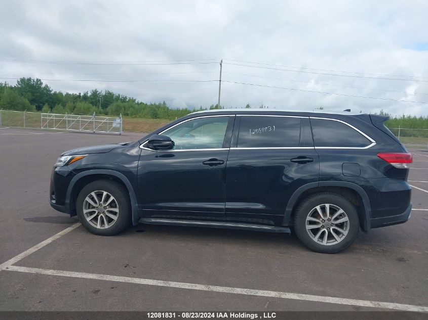 2018 Toyota Highlander Se/Xle VIN: 5TDJZRFH8JS523700 Lot: 12081831