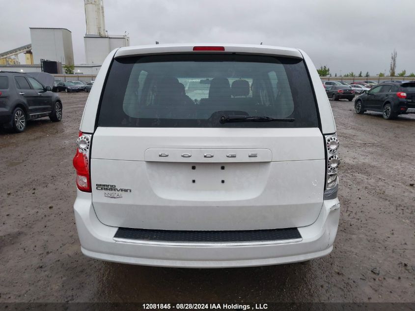 2016 Dodge Grand Caravan Se VIN: 2C4RDGBG3GR346218 Lot: 12081845