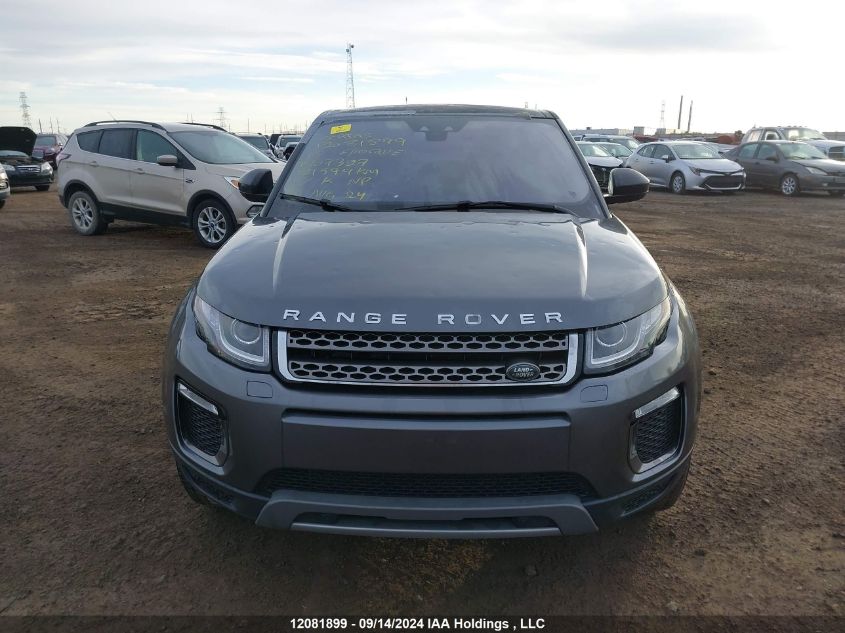 2016 Land Rover Range Rover Evoque VIN: SALVR2BG9GH107327 Lot: 12081899