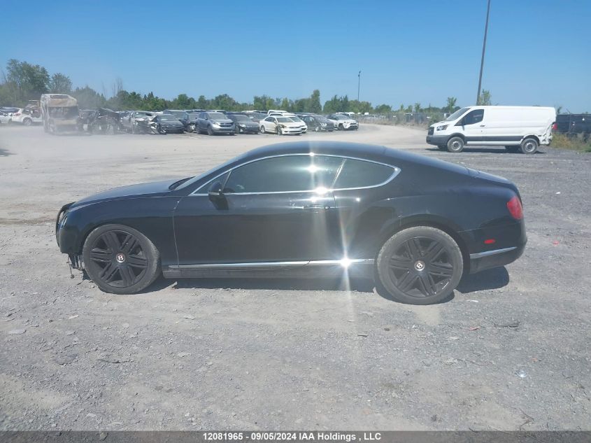 2012 Bentley Continental Gt Gt VIN: SCBFR7ZA8CC071375 Lot: 12081965