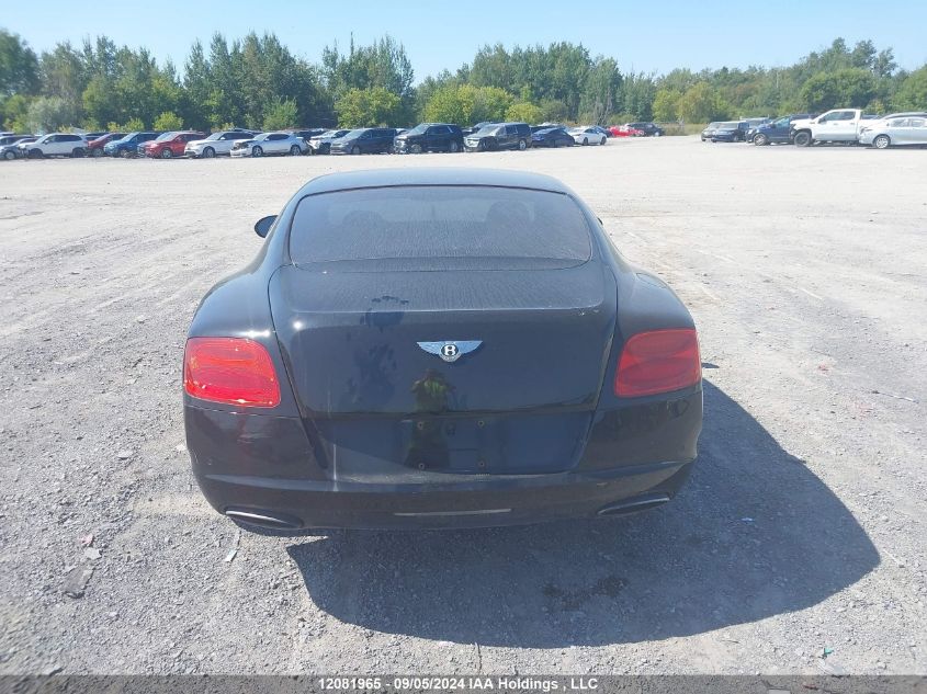 2012 Bentley Continental Gt Gt VIN: SCBFR7ZA8CC071375 Lot: 12081965