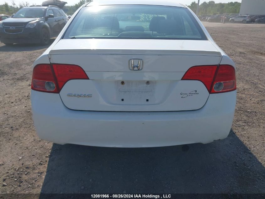 2008 Honda Civic Sdn VIN: 2HGFA165X8H100938 Lot: 12081966