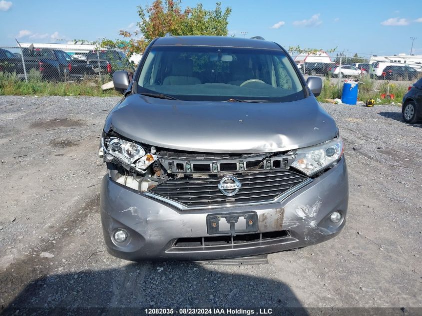 2011 Nissan Quest Sv VIN: JN8AE2KP0B9005679 Lot: 12082035