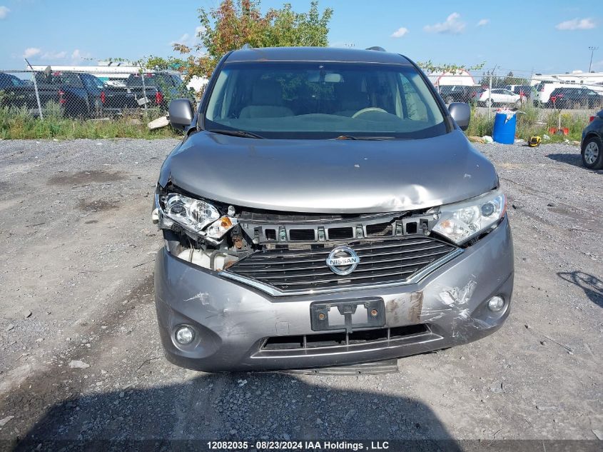 2011 Nissan Quest Sv VIN: JN8AE2KP0B9005679 Lot: 12082035