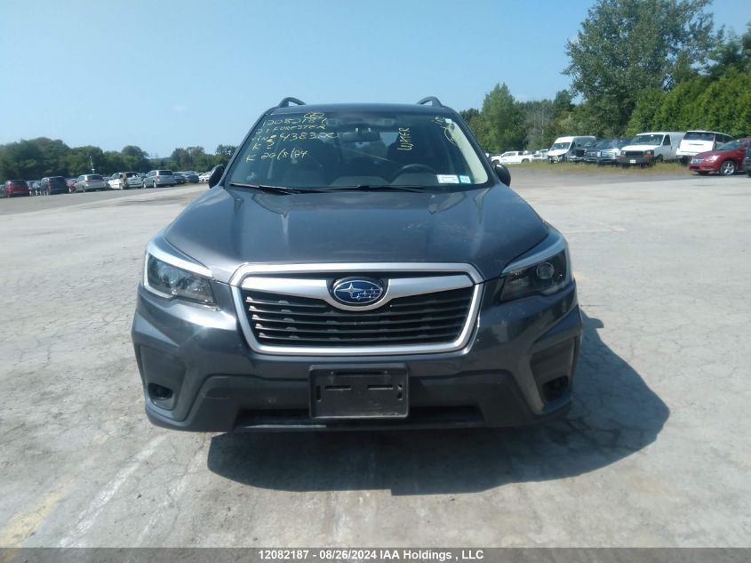 2021 Subaru Forester VIN: JF2SKADC6MH438320 Lot: 12082187