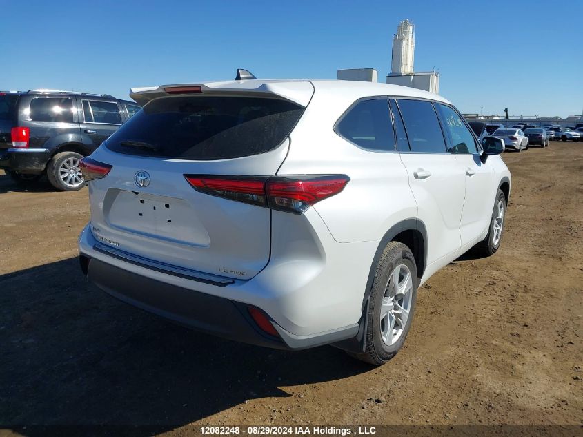 2022 Toyota Highlander L/Le VIN: 5TDBZRBH7NS189630 Lot: 12082248