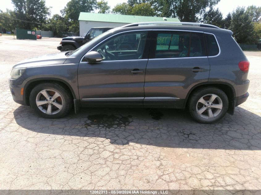 2013 Volkswagen Tiguan S/Se/Sel VIN: WVGJV7AX7DW009335 Lot: 12082313