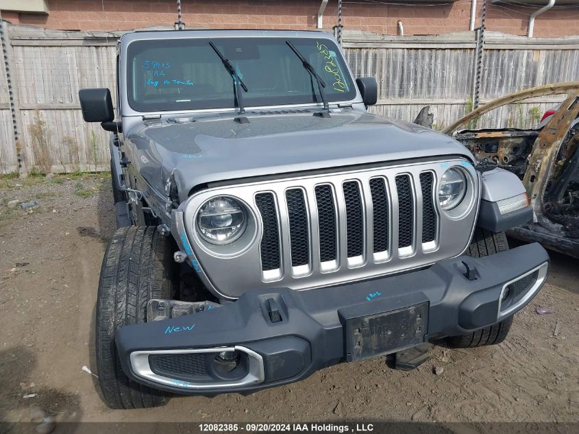 2020 Jeep Wrangler Unlimited Sahara VIN: 1C4HJXEG3LW161720 Lot: 12082385