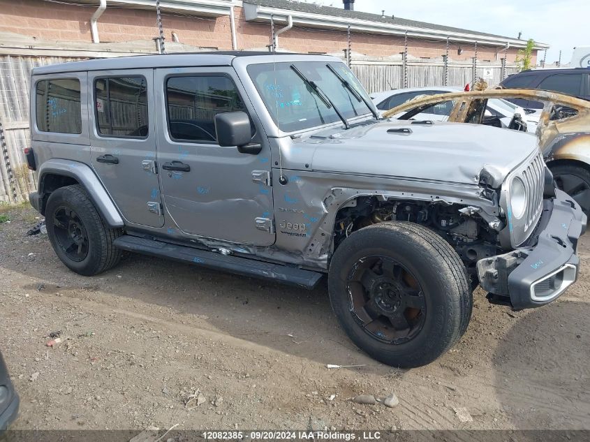 2020 Jeep Wrangler Unlimited Sahara VIN: 1C4HJXEG3LW161720 Lot: 12082385