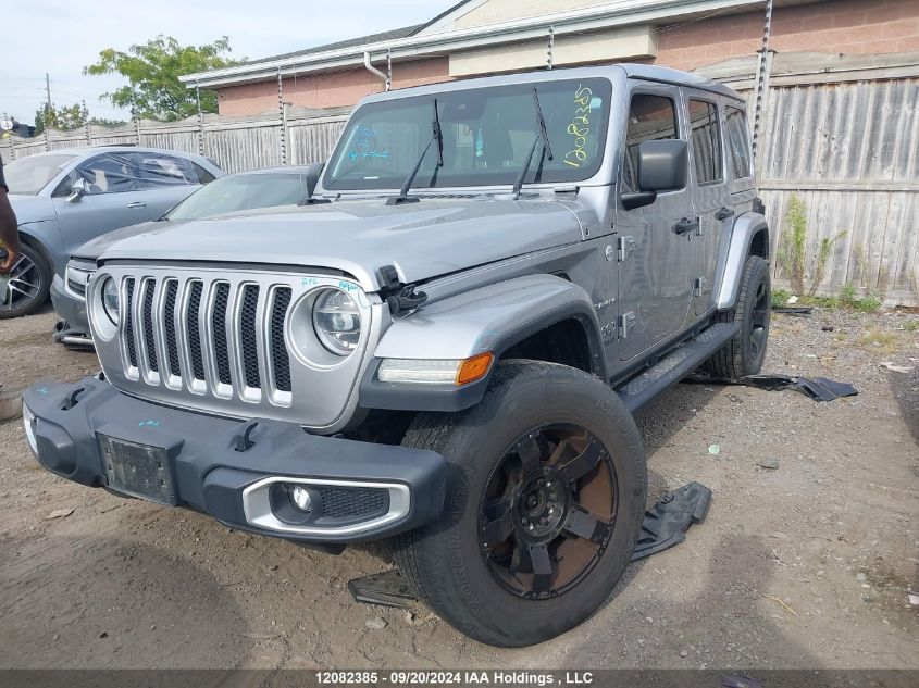 2020 Jeep Wrangler Unlimited Sahara VIN: 1C4HJXEG3LW161720 Lot: 12082385