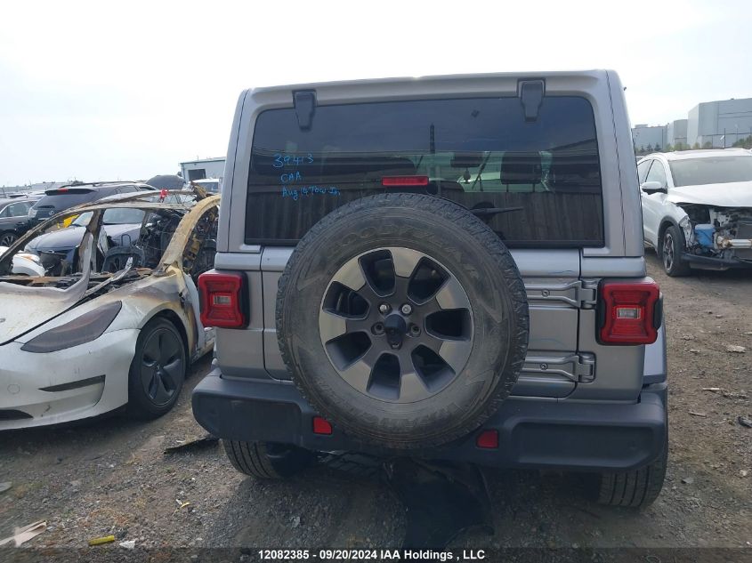 2020 Jeep Wrangler Unlimited Sahara VIN: 1C4HJXEG3LW161720 Lot: 12082385