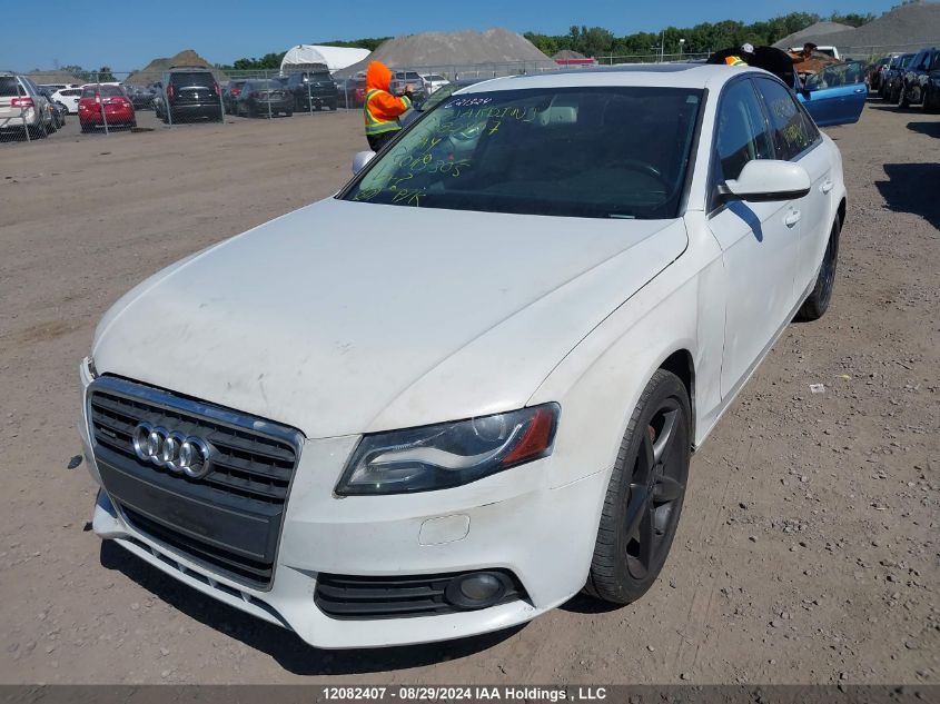 2012 Audi A4 Premium VIN: WAUFFCFL0CN018305 Lot: 12082407