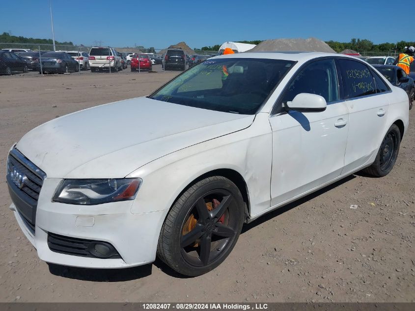 2012 Audi A4 Premium VIN: WAUFFCFL0CN018305 Lot: 12082407