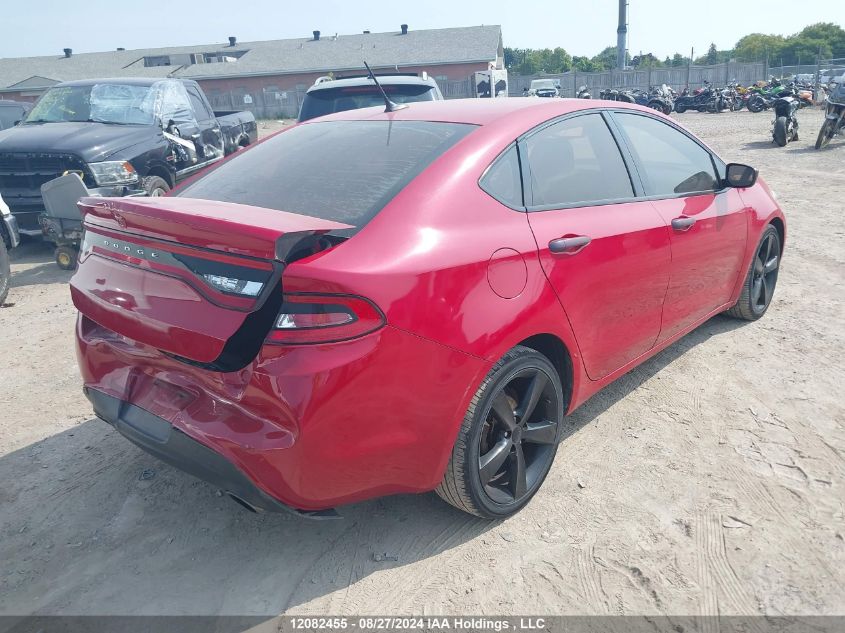 2014 Dodge Dart Sxt VIN: 1C3CDFBB8ED859781 Lot: 12082455