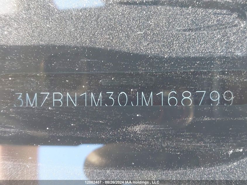 2018 Mazda Mazda3 Sport VIN: 3MZBN1M30JM168799 Lot: 12082457