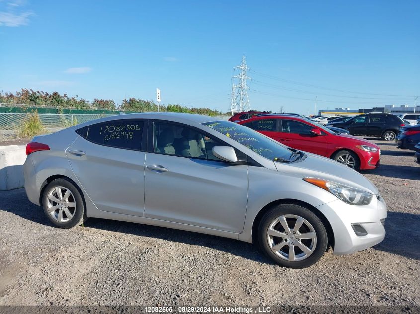 2012 Hyundai Elantra Gls/Limited VIN: 5NPDH4AE4CH086948 Lot: 12082505