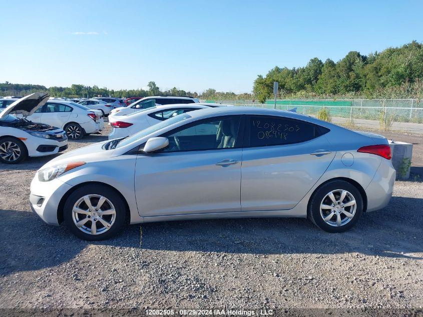 2012 Hyundai Elantra Gls/Limited VIN: 5NPDH4AE4CH086948 Lot: 12082505