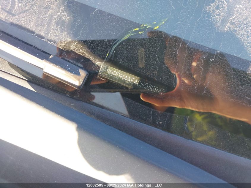 2012 Hyundai Elantra Gls/Limited VIN: 5NPDH4AE4CH086948 Lot: 12082505