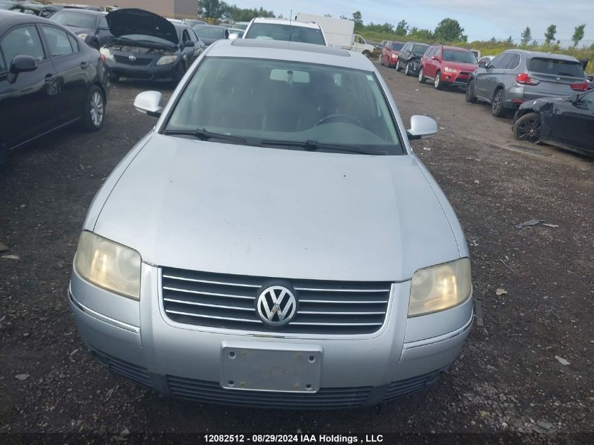 2005 Volkswagen Passat Sedan VIN: WVWBD63B85P045036 Lot: 12082512