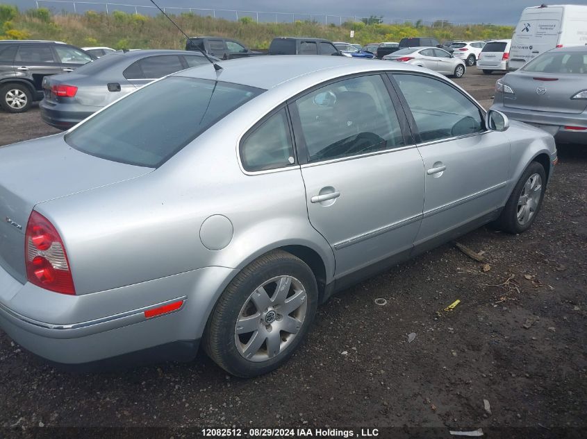 2005 Volkswagen Passat Sedan VIN: WVWBD63B85P045036 Lot: 12082512
