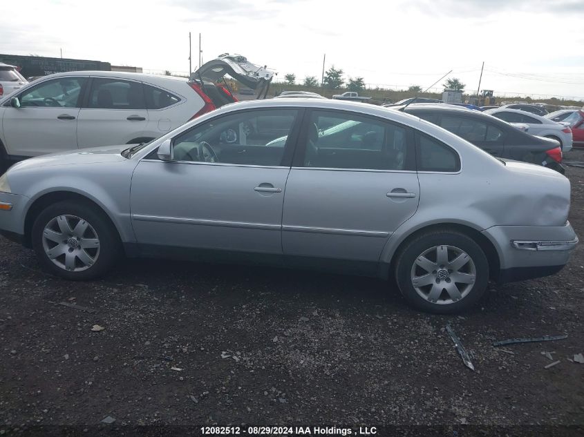 2005 Volkswagen Passat Sedan VIN: WVWBD63B85P045036 Lot: 12082512