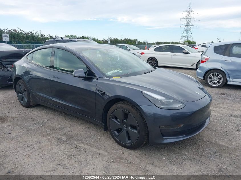 5YJ3E1EA1MF051293 2021 TESLA MODEL 3 - Image 1