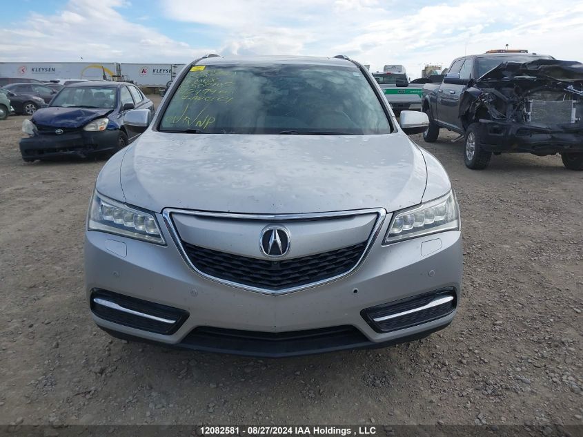 2014 Acura Mdx VIN: 5FRYD4H83EB502405 Lot: 12082581