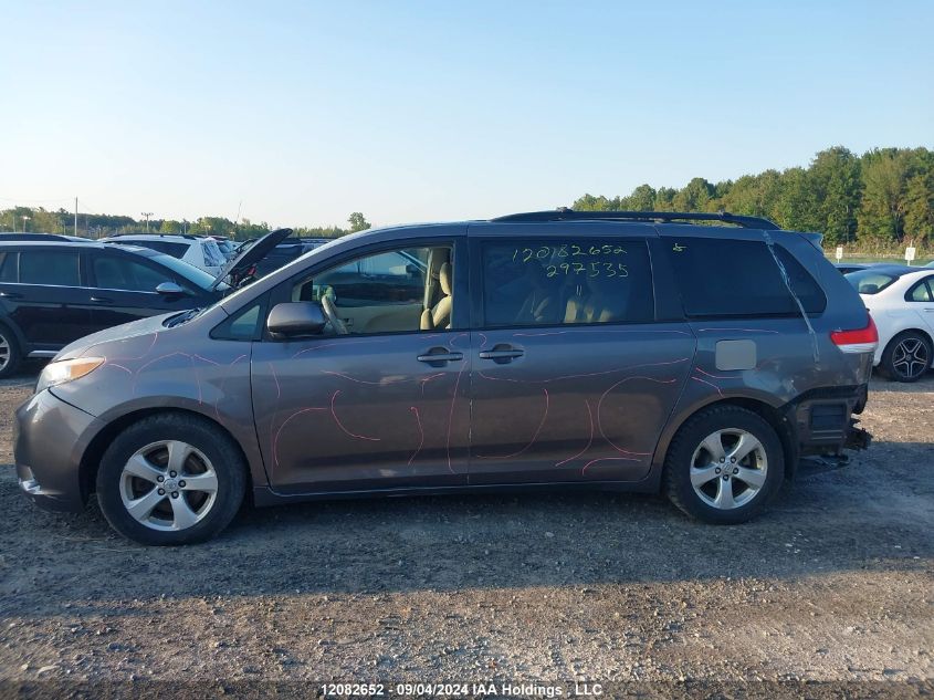 2013 Toyota Sienna VIN: 5TDKK3DC3DS297535 Lot: 12082652