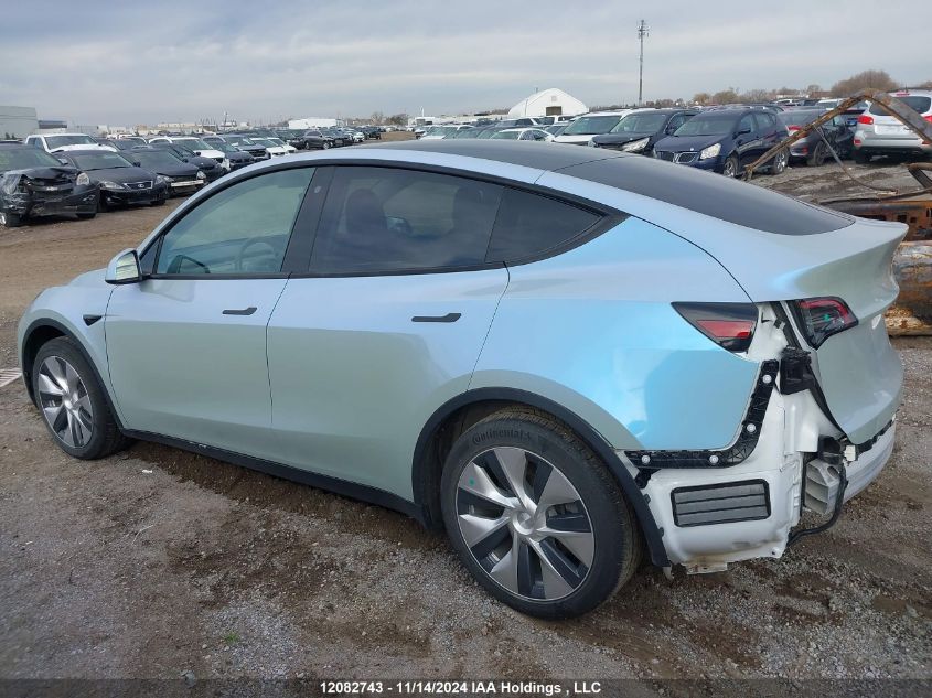 2020 Tesla Model Y VIN: 5YJYGDEE2LF045232 Lot: 12082743