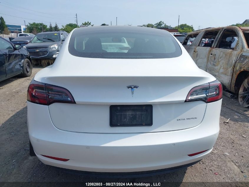 2020 Tesla Model 3 VIN: 5YJ3E1EB3LF643351 Lot: 12082803