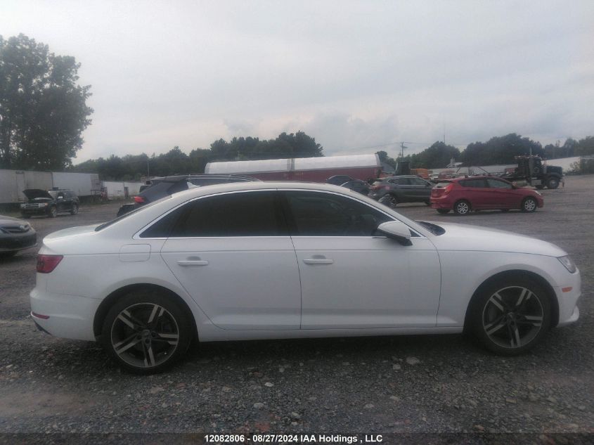 2017 Audi A4 VIN: WAUCNAF45HA170002 Lot: 12082806