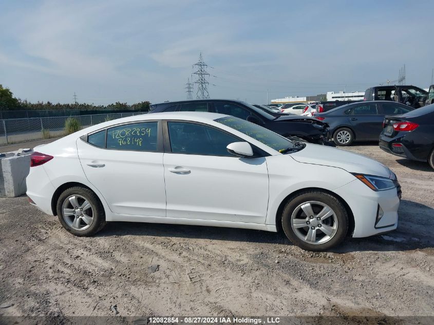 2020 Hyundai Elantra Essential Auto Ivt VIN: KMHD74LF8LU968148 Lot: 12082854