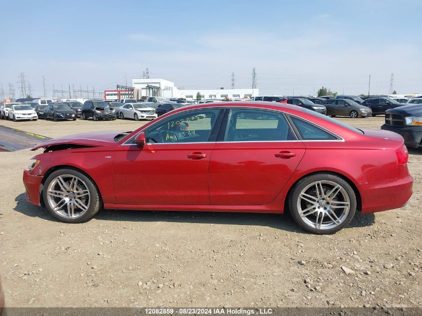 2014 Audi A6 VIN: WAUJGCFC5EN045896 Lot: 12082859