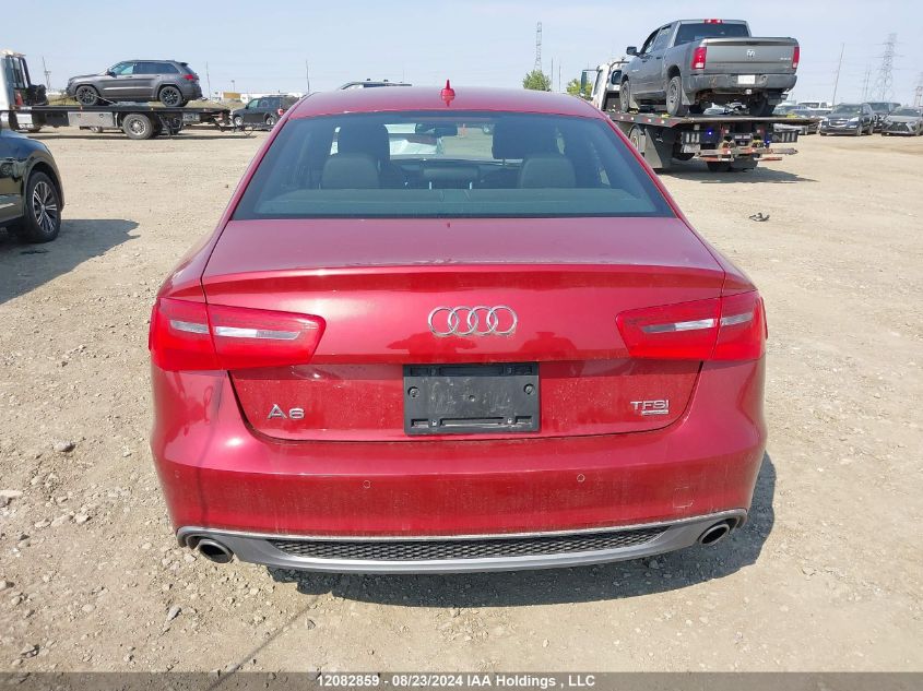 2014 Audi A6 VIN: WAUJGCFC5EN045896 Lot: 12082859